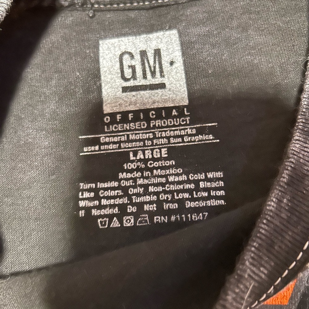 Gm Chevrolet Camaro tshirt